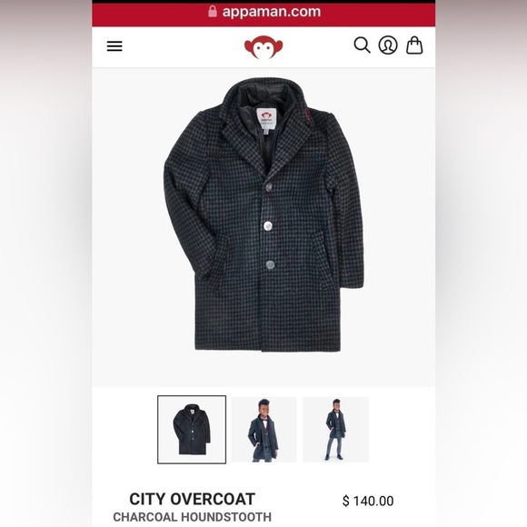 Appaman City Overcoat 3T - Picture 8 of 11